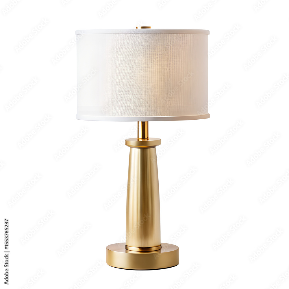 A table lamp modern luxury design, isolated on a transparent background A table lamp modern luxury design, isolated on a transparent background