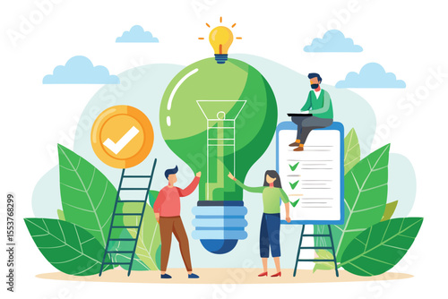 Collaboration among employees in promoting green ESG initiatives along with sustainability measures in a corporate setting