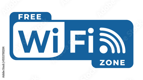 Free wi fi zone vector illustration wireless internet symbol