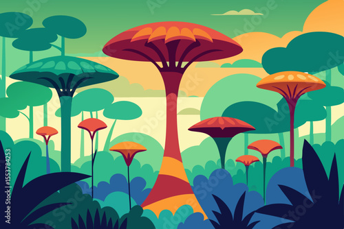 vector illustration of an abstract background