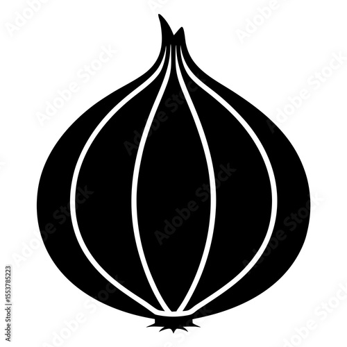 onion isolated on white background