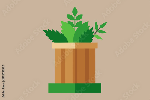 vector illustration of a plant