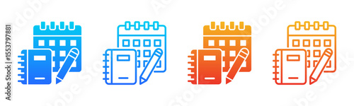 Daily Planner icon sheet multiple style collection