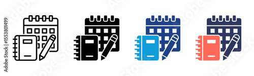 Daily Planner icon sheet multiple style collection