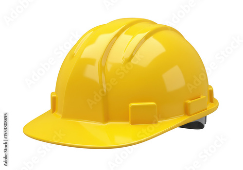 Wallpaper Mural Isolated yellow hard hat for construction worker safety on a plain dark background image view on transparent background Torontodigital.ca