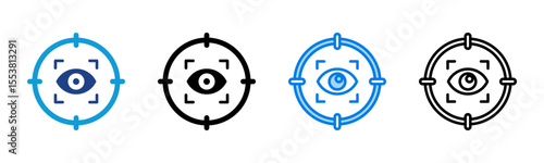 Focus icon sheet multiple style collection