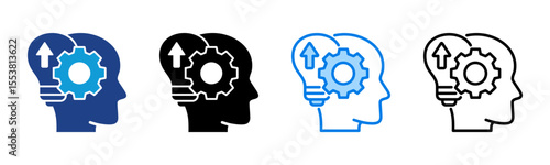 Mindset Shift icon sheet multiple style collection