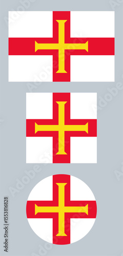 Bailiwick of Guernsey Flag – National and Official Flag of Bailiwick of Guernsey

