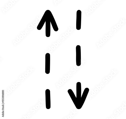 2 arrow dashes	