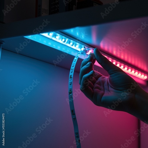 Installing led strip lights for home decor under cabinet lighting and ambient room lighting ideas