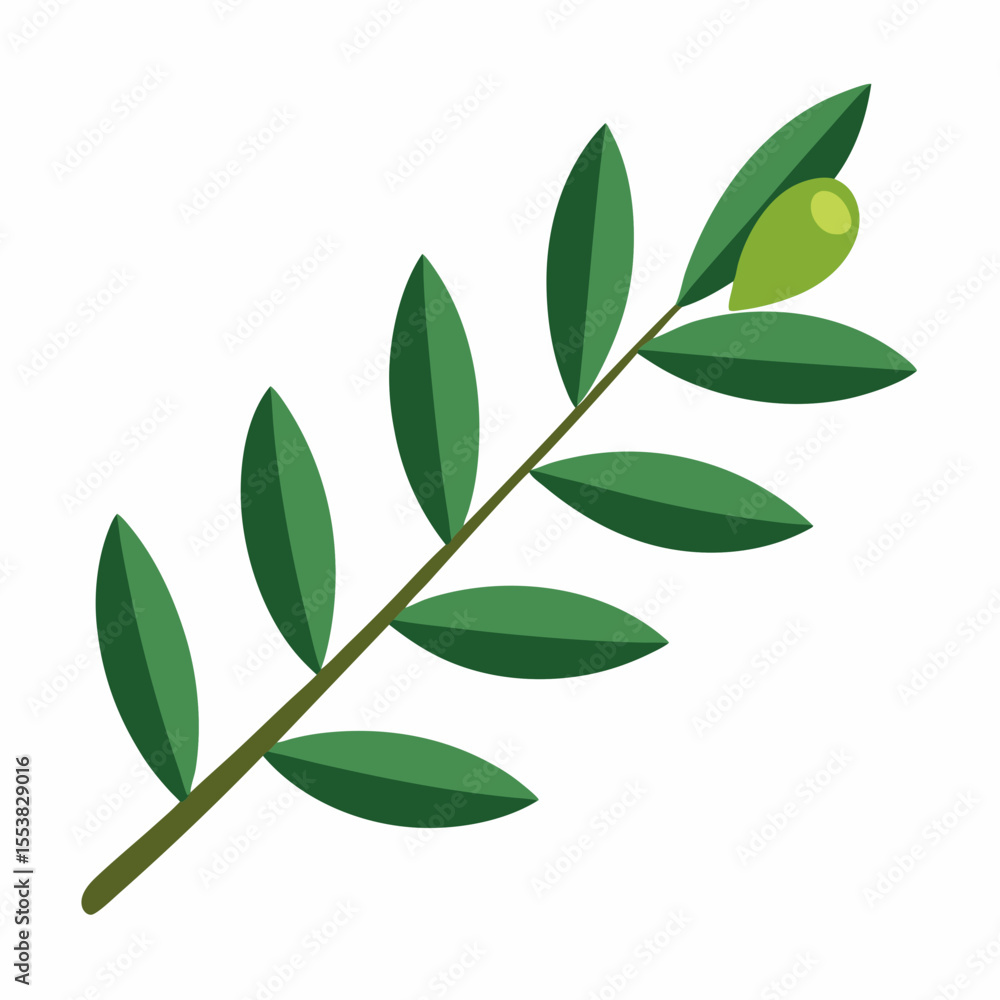 Fototapeta premium green leaves vector