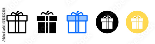 Give icon set with multiple style collection