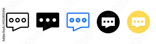 Free Download Chat icon set with multiple style collection - GFXLoad