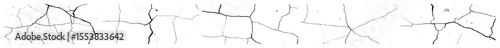 Vector Cracked surface texture with linear fractures.