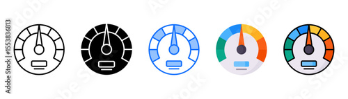 Usage  icon set with multiple style collection