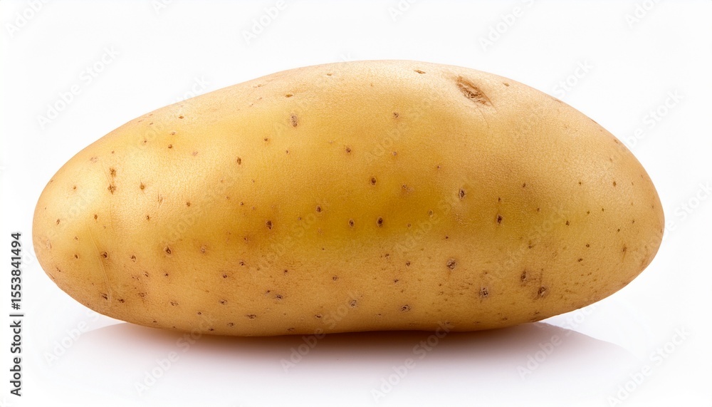 fresh potato isolated on white background fresh potato isolated on white background