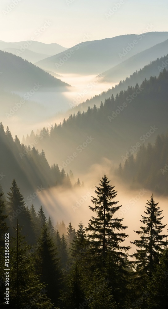 Obraz premium sunrise in the mountains