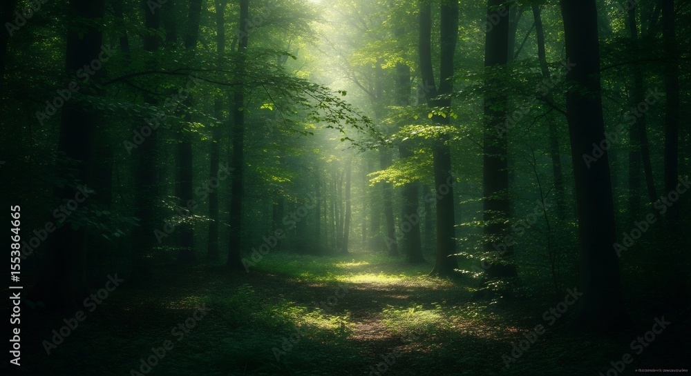 Obraz premium forest in the morning