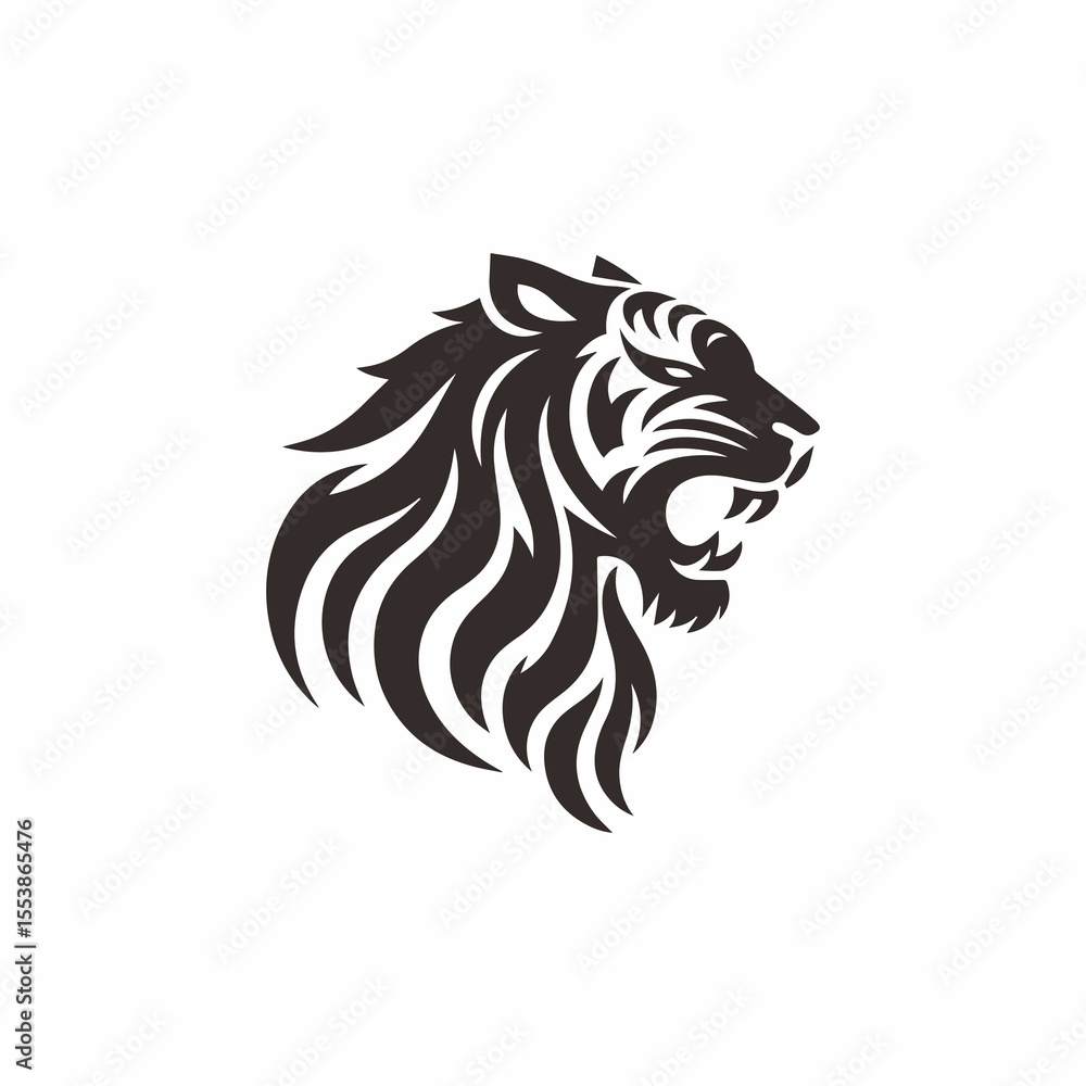 Fototapeta premium Tiger logo vector