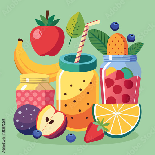Smoothie ingredients fruit pack