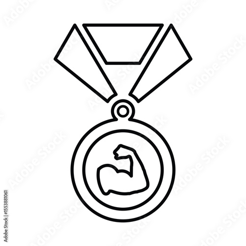 Body Builder Champion Icon