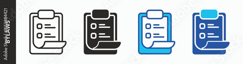 Bylaws icon illustration concept with mixed style