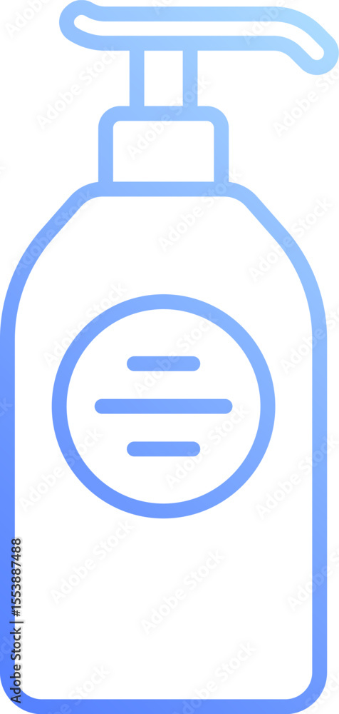 lotion illustration on a white background lotion illustration on a white background