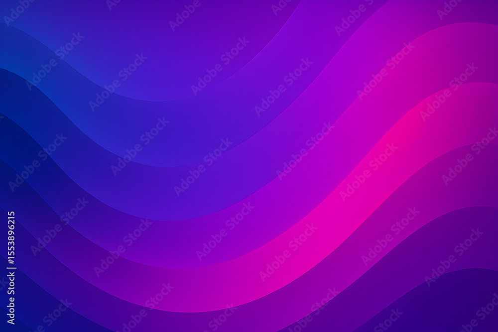 Fototapeta premium Vibrant Gradient Wave Background in Purple and Pink Tones