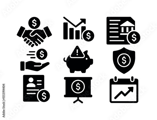 Cannabis silhouette icon set: marijuana, hemp, and cbd symbols collection