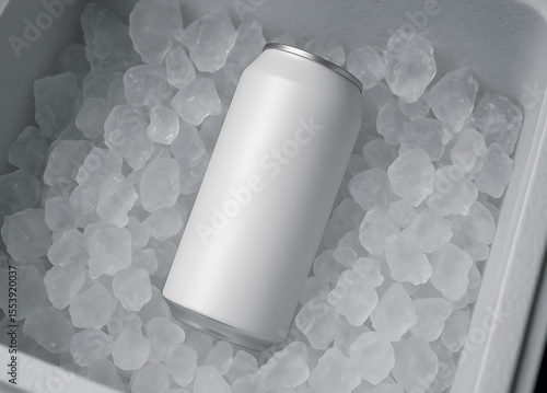 Beverage can mockup