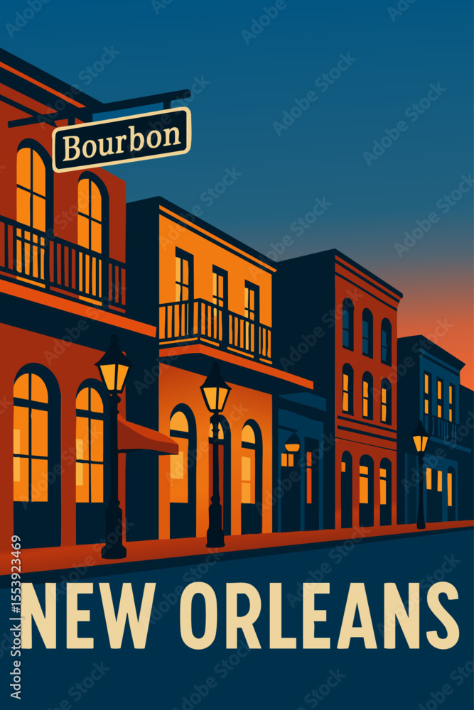 custom made wallpaper toronto digitalBourbon Street Views and Vibrant Nightlife in New Orleans