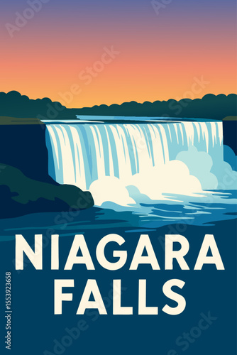 Majestic Niagara Falls and River Views