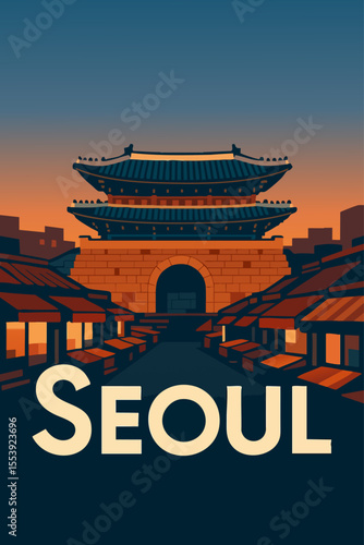 Namdaemun Market's Vibrant Streets and City Views