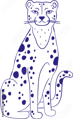 Leopard Animal Sketch
