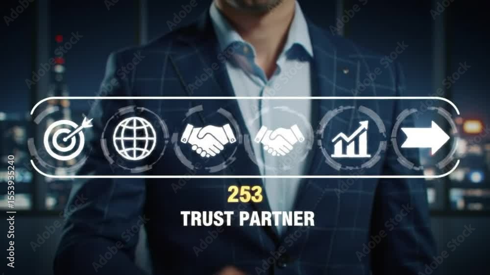 Business focus concept with businessman pointing at target board icon, symbolizing goal achievement, strategic planning, innovation and success in modern enterprises. Business focus concept with businessman pointing at target board icon, symbolizing goal achievement, strategic planning, innovation and success in modern enterprises.