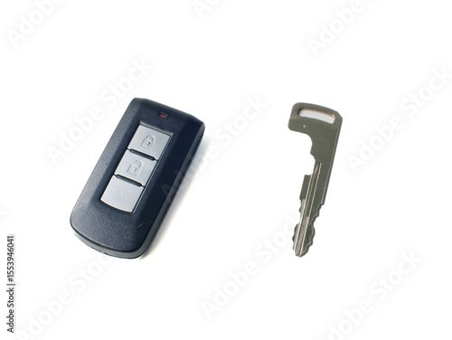 car keys isolated on white background
