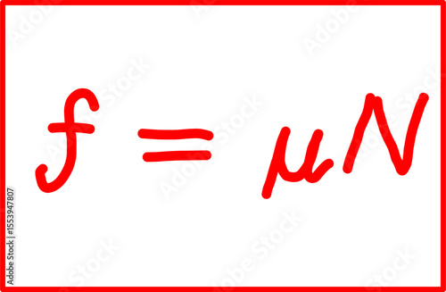 physics formula friction force, basic mechanics