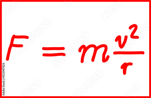 physics formula centripetal force, basic mechanics