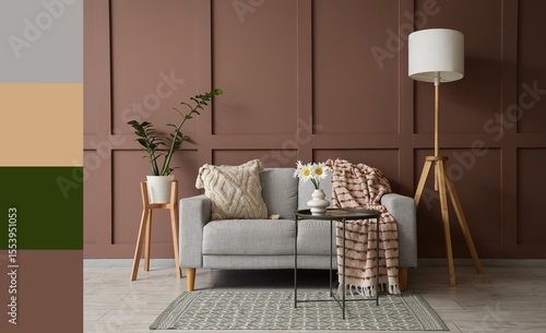 Interior of living room wit...