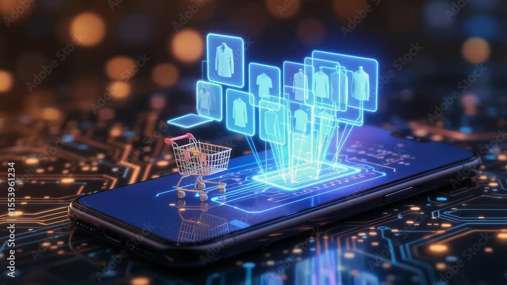 Online Shopping: Holographic Retail on Mobile Device