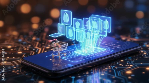 Online Shopping: Holographic Retail on Mobile Device