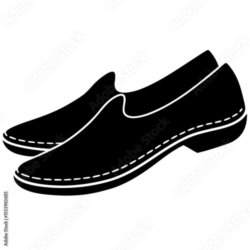 Loafer Shoes Vector: Elegant Footwear Illustration for Fashion, Style, and Formal Designs
