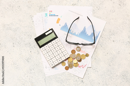 Financial business infograp...