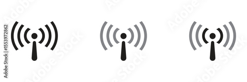  Wi-Fi signal indicates wireless network strength, showing connectivity quality for internet access on devices.