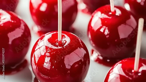 Close-up of sugared apples