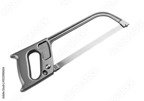 A PrecisionCut Hacksaw Tool for Metalworking and DIY Projects isolated on transparent background
