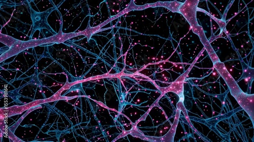 neuronal synapses at work