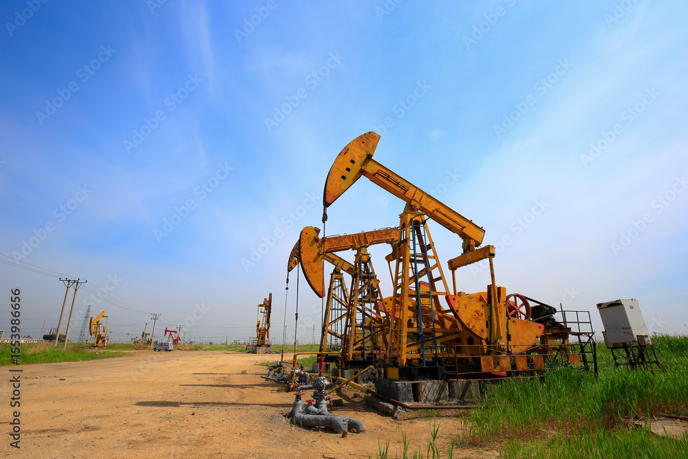 The oil pump, industrial equipment The oil pump, industrial equipment