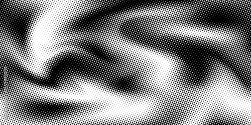 grunge Halftone white and black dots pattern and black gradient grunge texture background. Dotted line comic sport style vector illustration