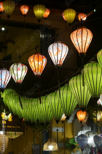 Lanterns at Night